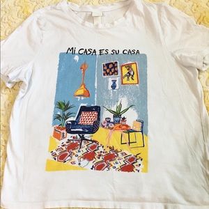 H&M mi casa Es su casa Tee large